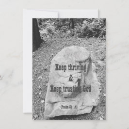 Schrift van het Flat Wenskaart van de Aanmoediging