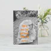 Schrift van het Flat Wenskaart van de Aanmoediging (Staand voorkant)