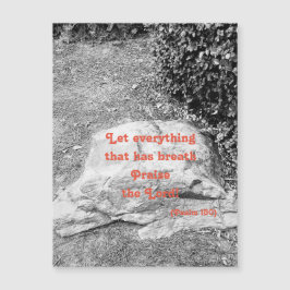 Schrift van het Magnetische Wenskaart van de Ophef