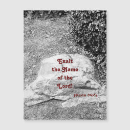 Schrift van het Magnetische Wenskaart van de Ophef