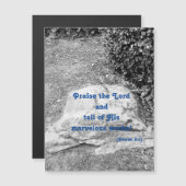 Schrift van het Magnetische Wenskaart van de Ophef (Voorkant / Achterkant)