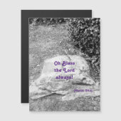 Schrift van het Magnetische Wenskaart van de Ophef (Voorkant / Achterkant)