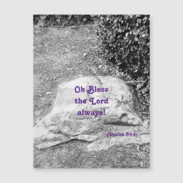 Schrift van het Magnetische Wenskaart van de Ophef