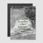 Schrift van het Magnetische Wenskaart van de Ophef (Voorkant / Achterkant)