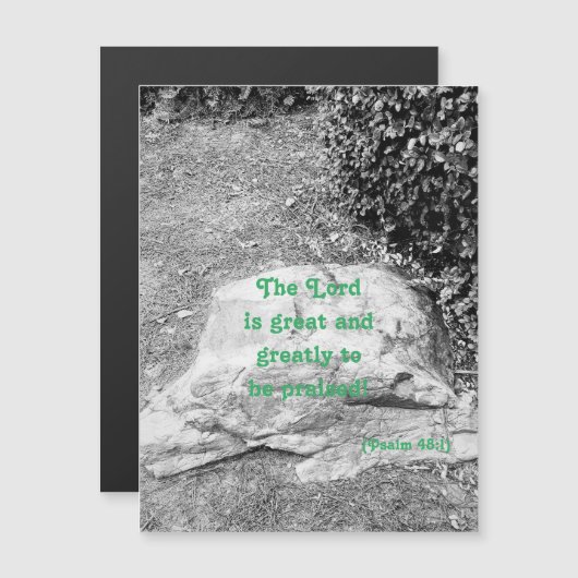 Schrift van het Magnetische Wenskaart van de Ophef (Voorkant / Achterkant)