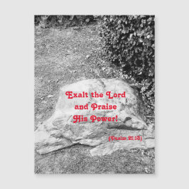 Schrift van het Magnetische Wenskaart van de Ophef