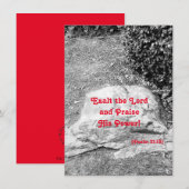 Schrift van het Wenskaart van de Vlekken (Voorkant / Achterkant)