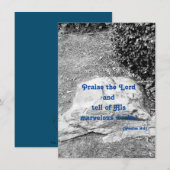 Schrift van het Wenskaart van de Vlekken (Voorkant / Achterkant)