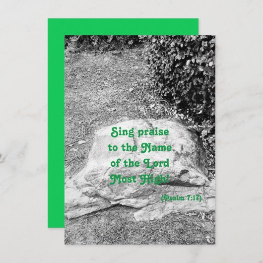 Schrift van het Wenskaart van de Vlekken (Voorkant / Achterkant)