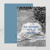 Schrift van het Wenskaart van de Vlekken (Voorkant / Achterkant)