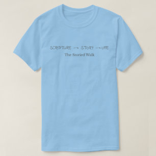 Schrift Verhaal Leven – Bruine Tekst T-shirt