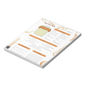 Schrift Verse Studie Notitieblok Wit (Linkerzijde)