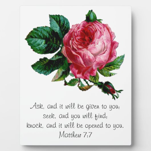 Schrift voor Roos van handvuil Fotoplaat (Voorkant)