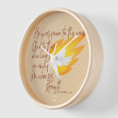 Schrift wandklok (Hoek)