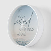 Schrift wandklok (Hoek)