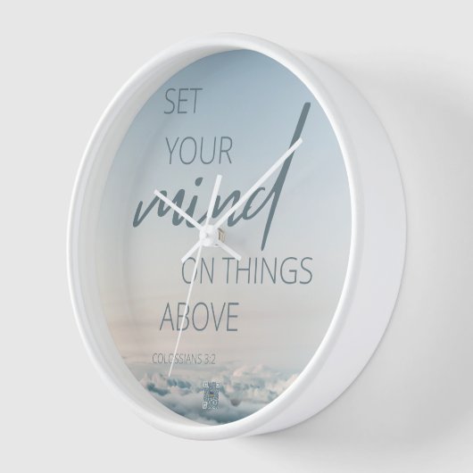 Schrift wandklok (Hoek)