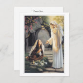 Schrift woorden van aanmoediging Kaart (Voorkant / Achterkant)