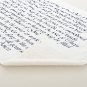 Schrift Word Ephesians 3 Sherpa Blanket Sherpa Deken (3/4)