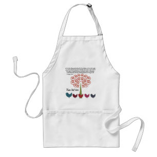 Schrift zondagse schoolleraar Apron Standaard Schort