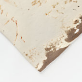 Schriftbloemen Fleece Deken (Hoek)