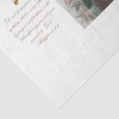 Schriftdame van Rozen ontkoppeling Tissuepapier (Detail)