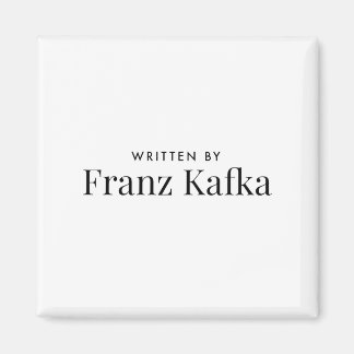 Schriftelijk door Franz Kafka Magneet
