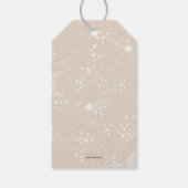 Schriftelijk in de Stars Constellation Cadeaulabel (Achterkant)