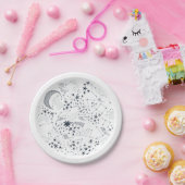 Schriftelijk in de Stars Constellation Papieren Bordje (Feest)