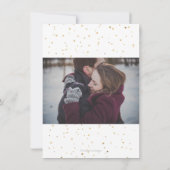 Schriftelijk in de Stars Engagement Party Aankondiging (Achterkant)