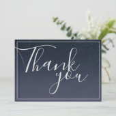 Schriftelijk in de Sterrennacht Stars Bedankkaart (Staand voorkant)