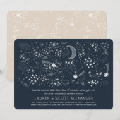 Schriftelijk in het Stars Gender Reopenbaart Baby  Kaart (Voorkant / Achterkant)