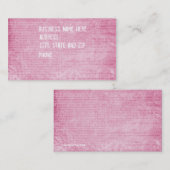 Schriftelijke woorden visitekaartje (Voorkant / Achterkant)