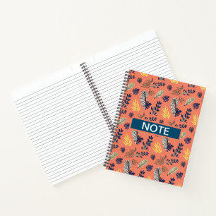 Schriften & Schrijfblokken Blad Patroon Notitieboek