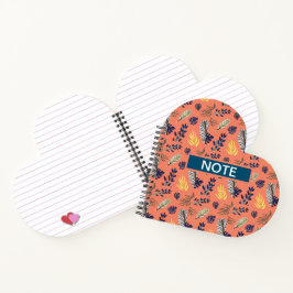 Schriften & Schrijfblokken Blad Patroon Notitieboek