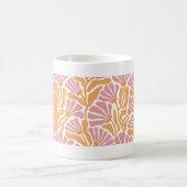 Schriftgedeelte Bijbelvers Mosterd Roze Bloemen Qu Koffiemok (Center)