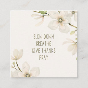 schriftkaart contactkaartje