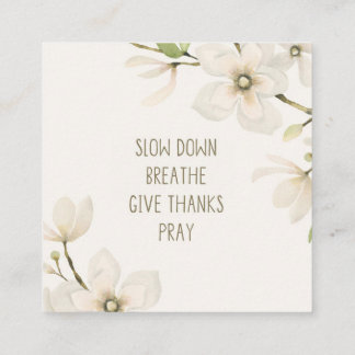 schriftkaart contactkaartje