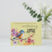 Schriftuur Groetkaart Eeuwige Liefde Briefkaart (Staand voorkant)