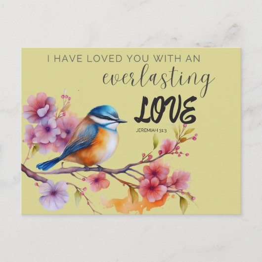 Schriftuur Groetkaart Eeuwige Liefde Briefkaart (Voorkant)