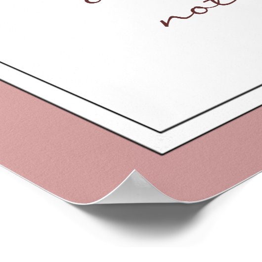 Schriftuur Liefde 1 Kor 13:4, Huwelijks- of Bruilo Poster (Hoek)