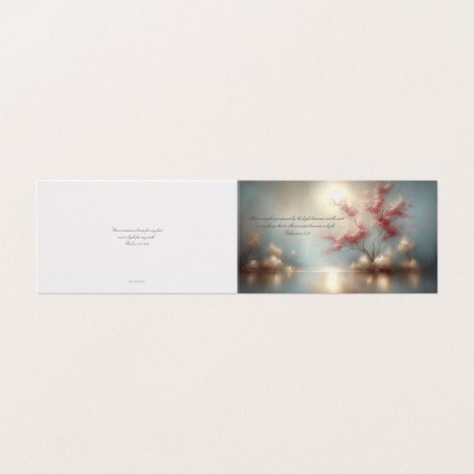 Schriftverzen, bemoediging - gevouwen Kaart (Buitenkant ongevouwen)