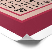 Schrijf als een meisjeslipstick poster (Hoek)