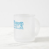 Schrijf alsof er geen morgen is matglas koffiemok (Voorkant rechts)