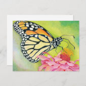 Schrijf briefkaarten aan de Democraten - Butterfly (Voorkant / Achterkant)