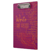 Schrijf de visie klembord (Links)