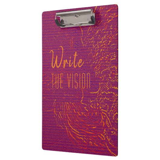 Schrijf de visie klembord (Links)