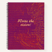 Schrijf de visie notitieboek (Voorkant)