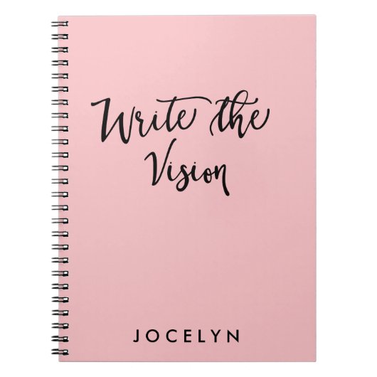 Schrijf de visie | Personeelsboekje Notitieboek (Voorkant)