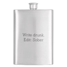 Schrijf drink. Bewerken: Sober  kolf
