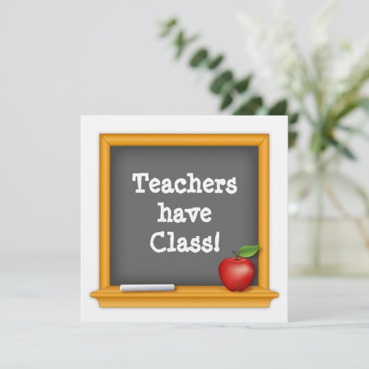 Schrijf een Opmerking: Leraren hebben Class Noteca (Staand voorkant)